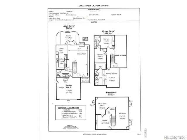 2001 Skye Court Fort Collins, CO 80528
