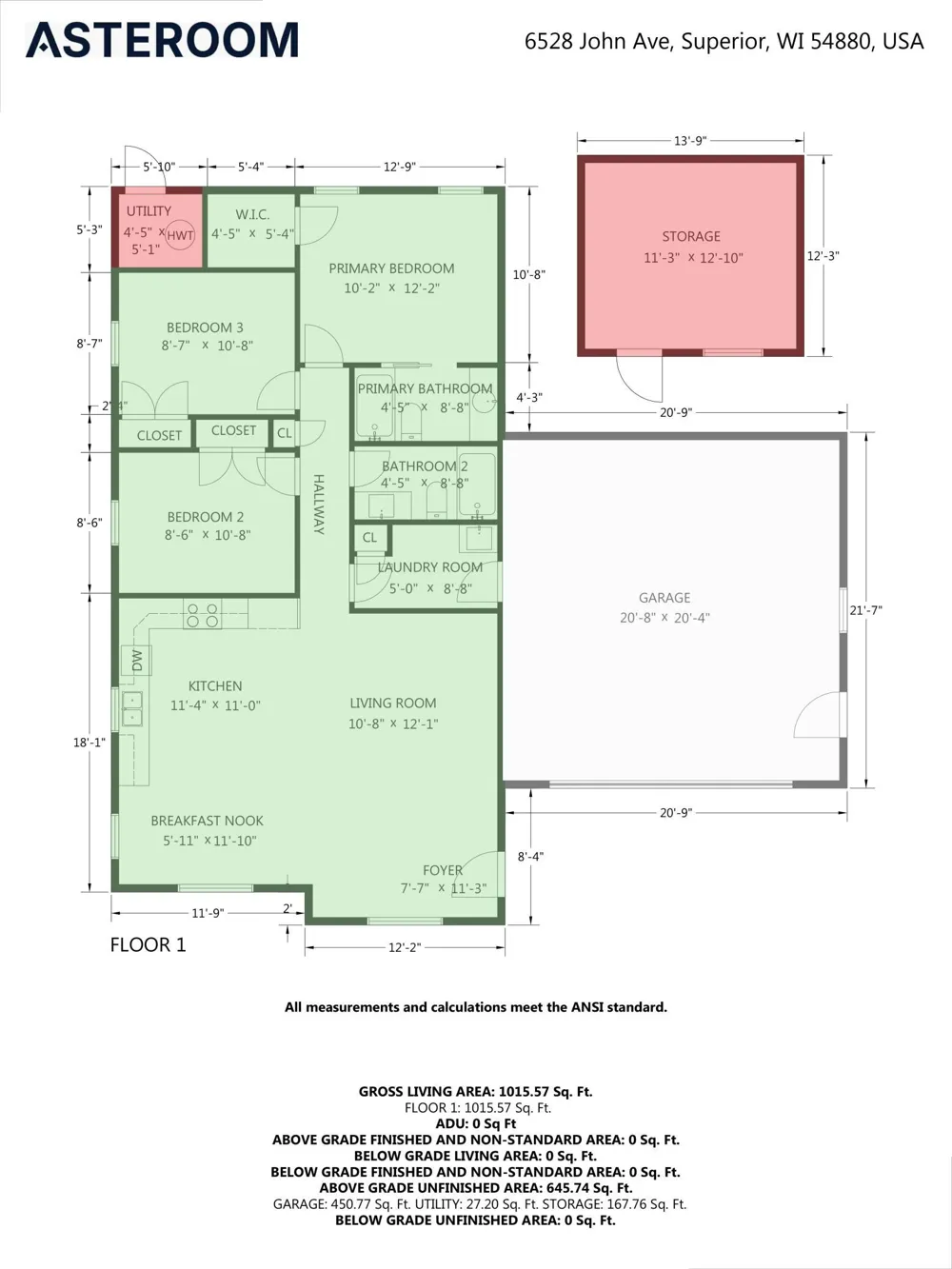 6528 John Avenue Superior, WI 54880