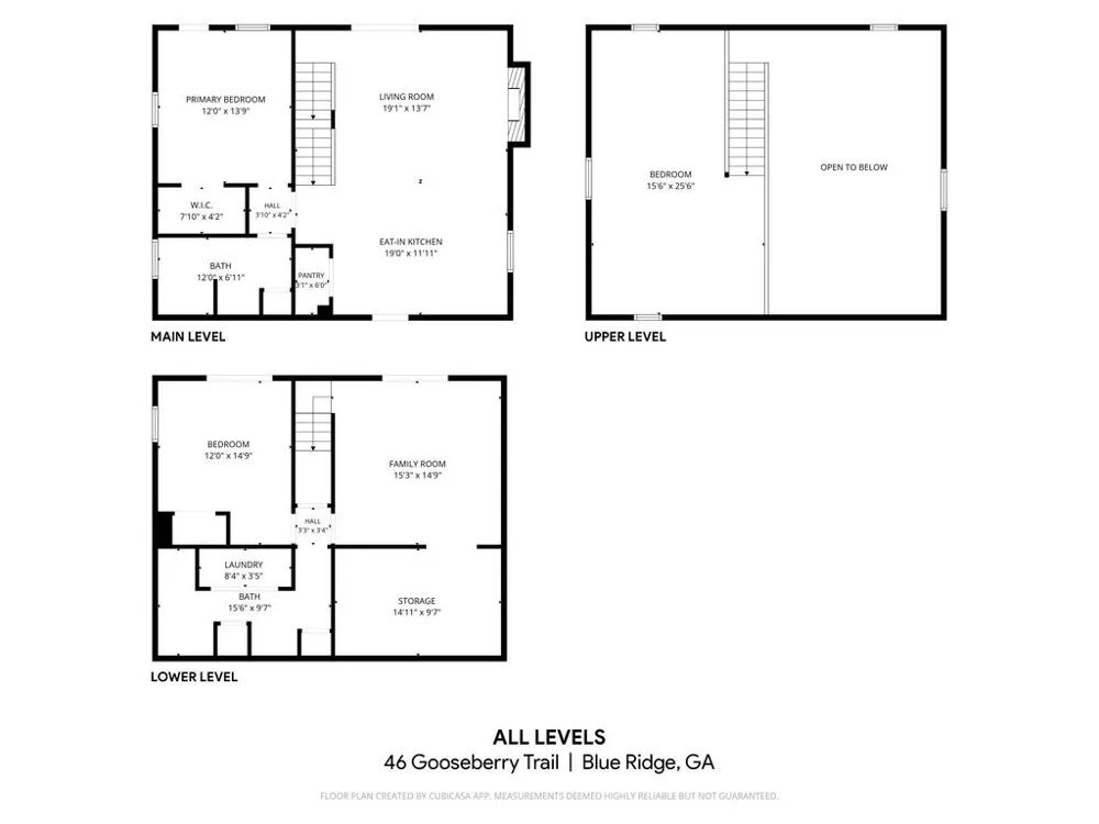 46 Gooseberry Trail Blue Ridge, GA 30513