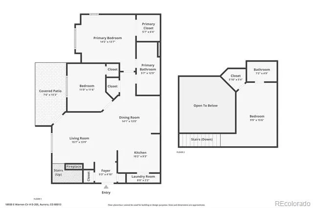 18930 E Warren Circle #D205 Aurora, CO 80013