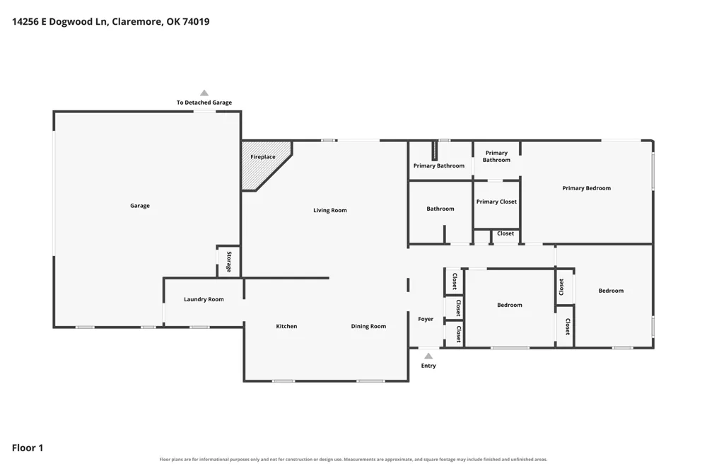 14256 E Dogwood Lane Claremore, OK 74019