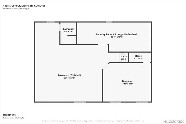 4465 S Cole Court Morrison, CO 80465