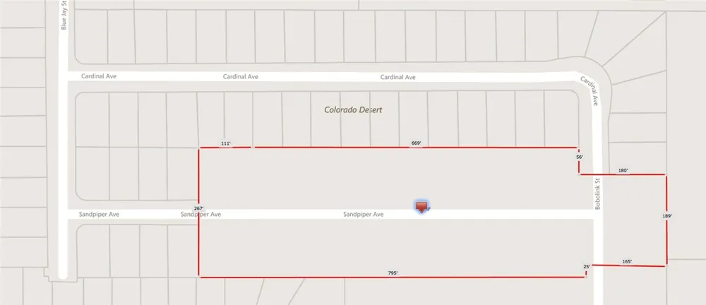 Sandpiper Avenue Indio, CA 92201