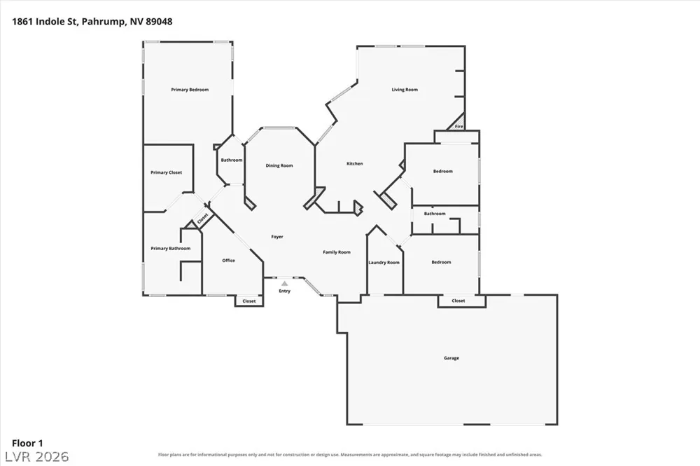 1861 Indole Street Pahrump, NV 89048