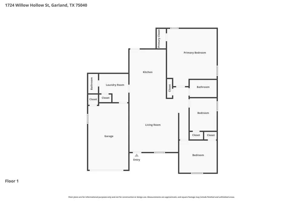 1724 Willow Hollow Drive Garland, TX 75040