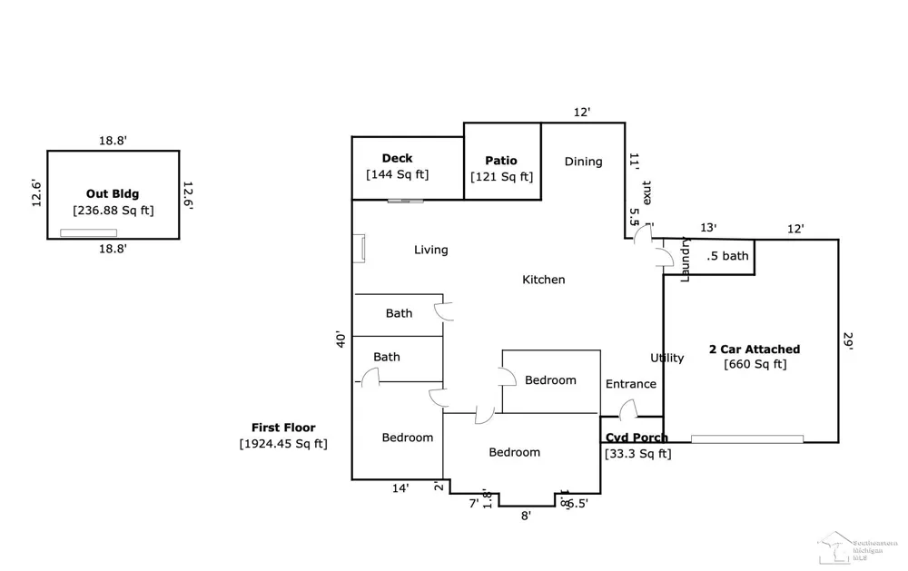 38850 Barth Street Romulus City, MI 48174