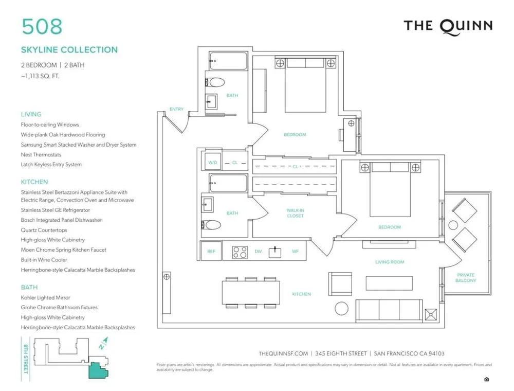 345 8th Street #508 San Francisco, CA 94103