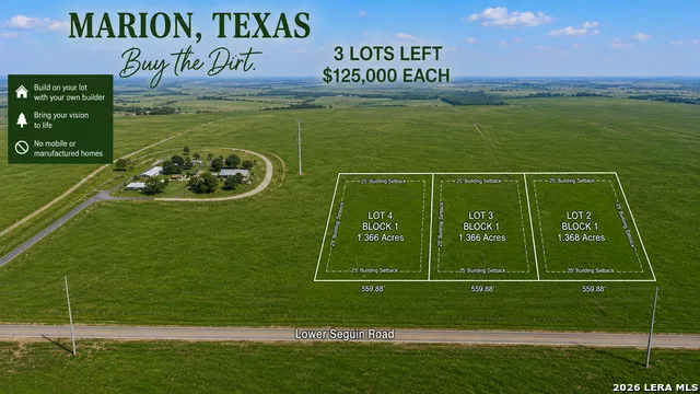 LOT 2 Lower Seguin Marion, TX 78124