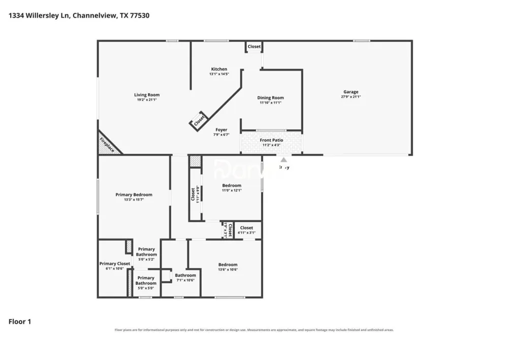 1334 Willersley Lane Channelview, TX 77530