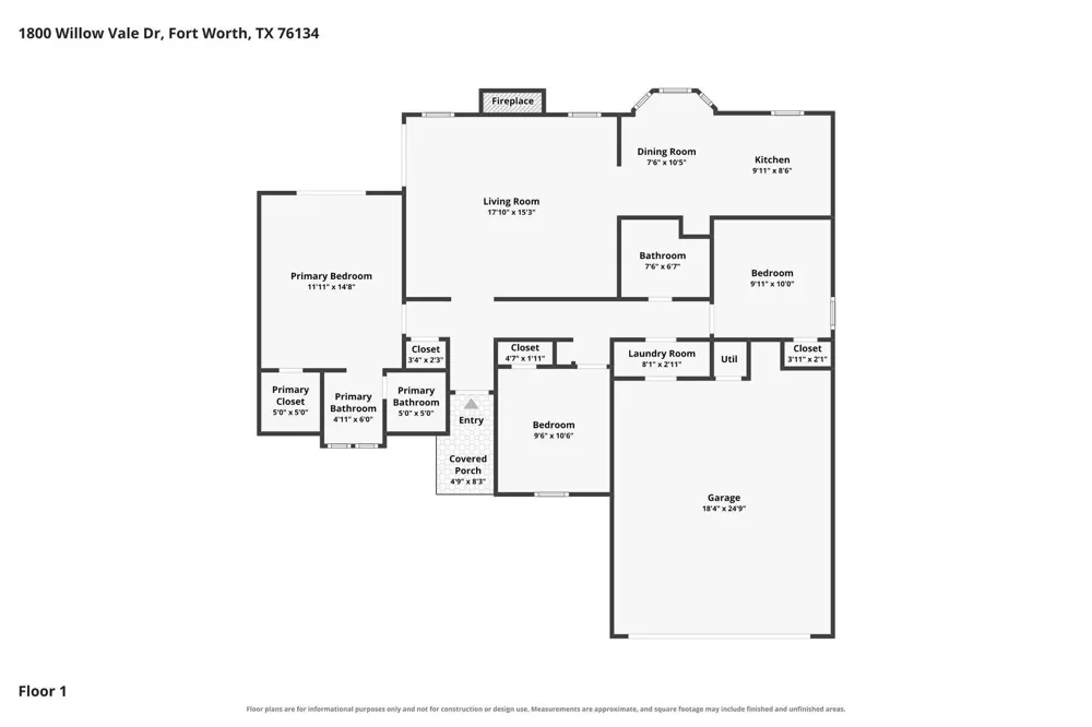 1800 Willow Vale Drive Fort Worth, TX 76134