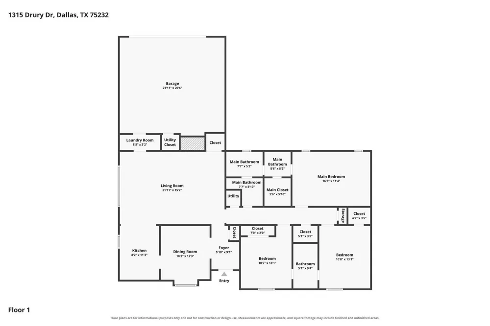 1315 Drury Drive Dallas, TX 75232