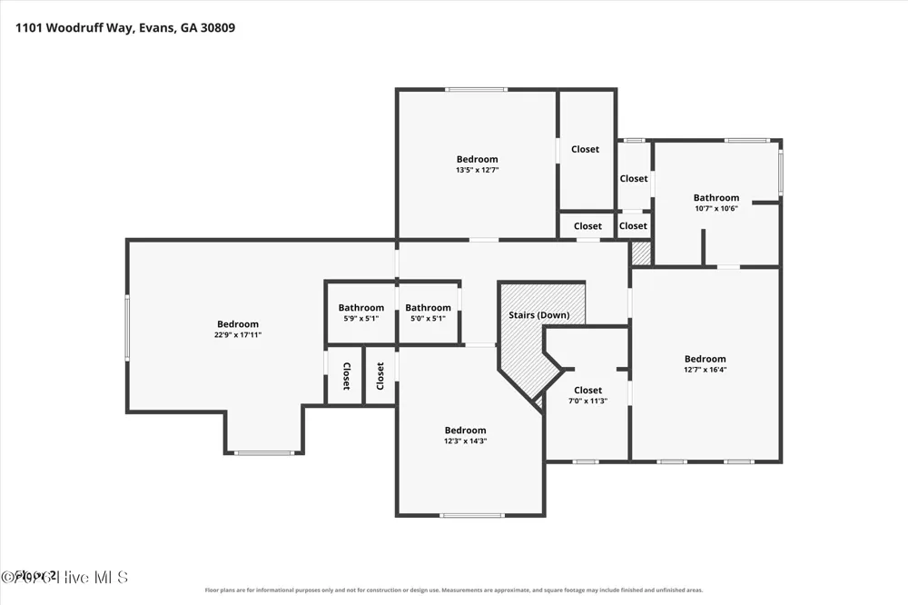 1101 Woodruff Way Evans, GA 30809