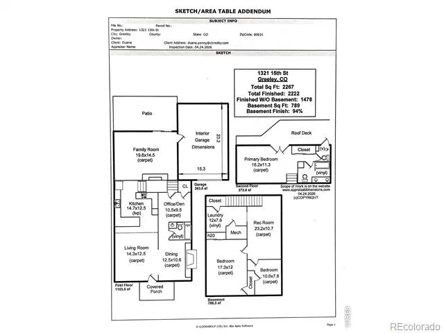 1321 15th Street Greeley, CO 80631