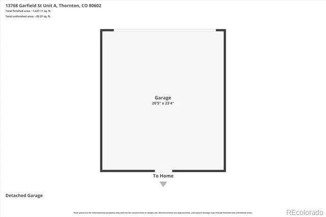 13768 Garfield Street #A Brighton, CO 80602