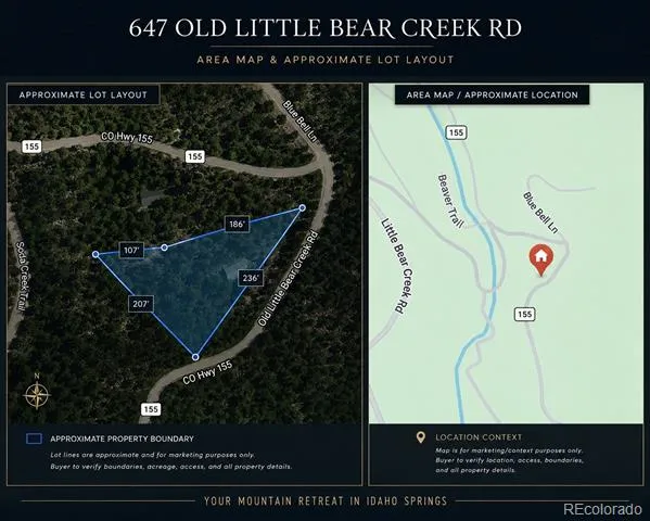 647 Old Little Bear Creek Road Idaho Springs, CO 80452