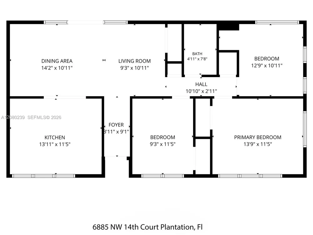 6885 NW 14th Ct Plantation, FL 33313