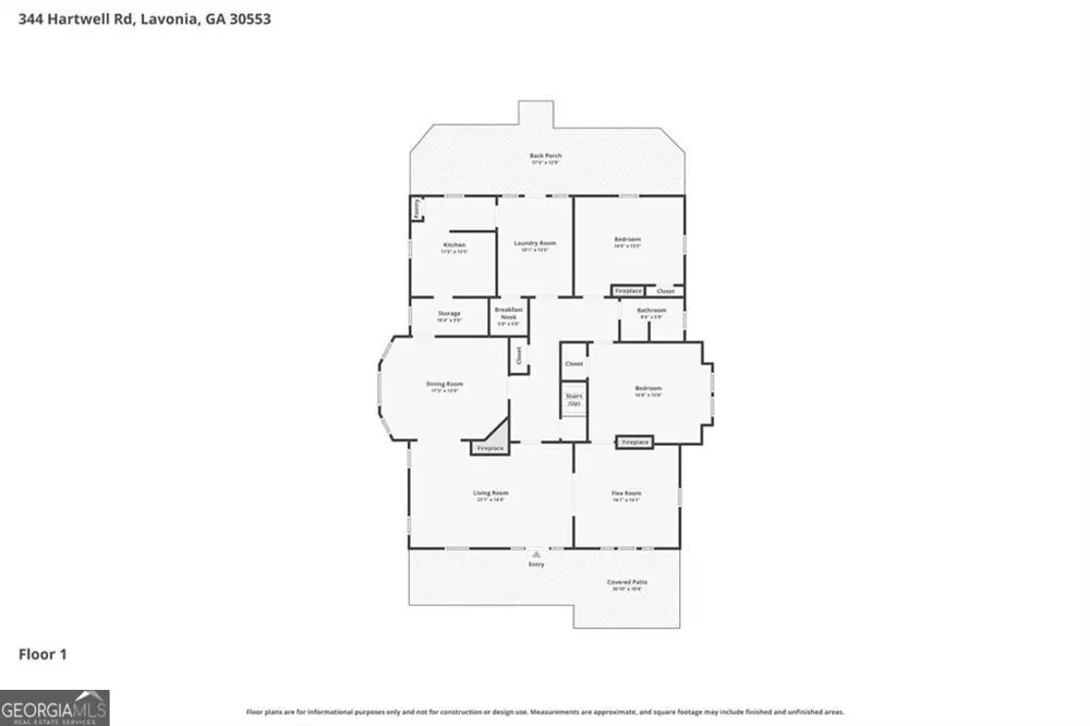 344 Hartwell RD Lavonia, GA 30553