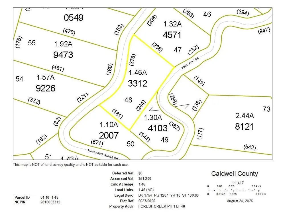 1.46 acres, Lot 48 Tomahawk Ridge Drive #Lot 48 Lenoir, NC 28645