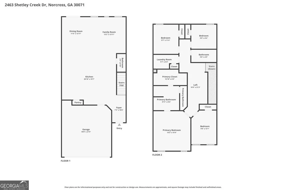 2463 Shetley Creek DR Norcross, GA 30071