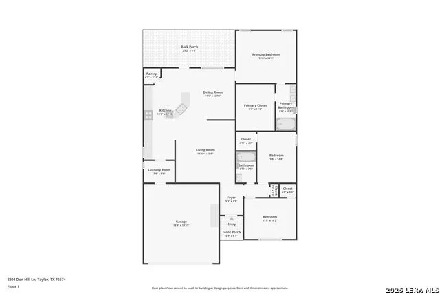 2804 DON HILL LN Taylor, TX 76574