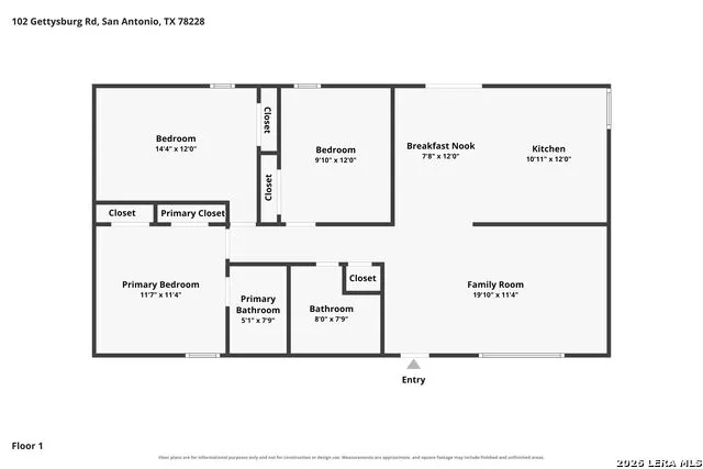 102 GETTYSBURG RD San Antonio, TX 78228