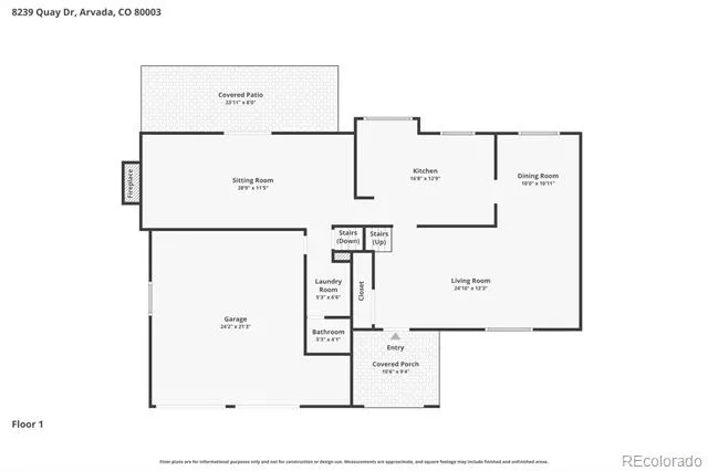 8239 Quay Drive Arvada, CO 80003