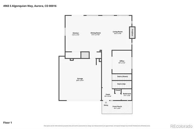 4965 S Algonquian Way Aurora, CO 80016
