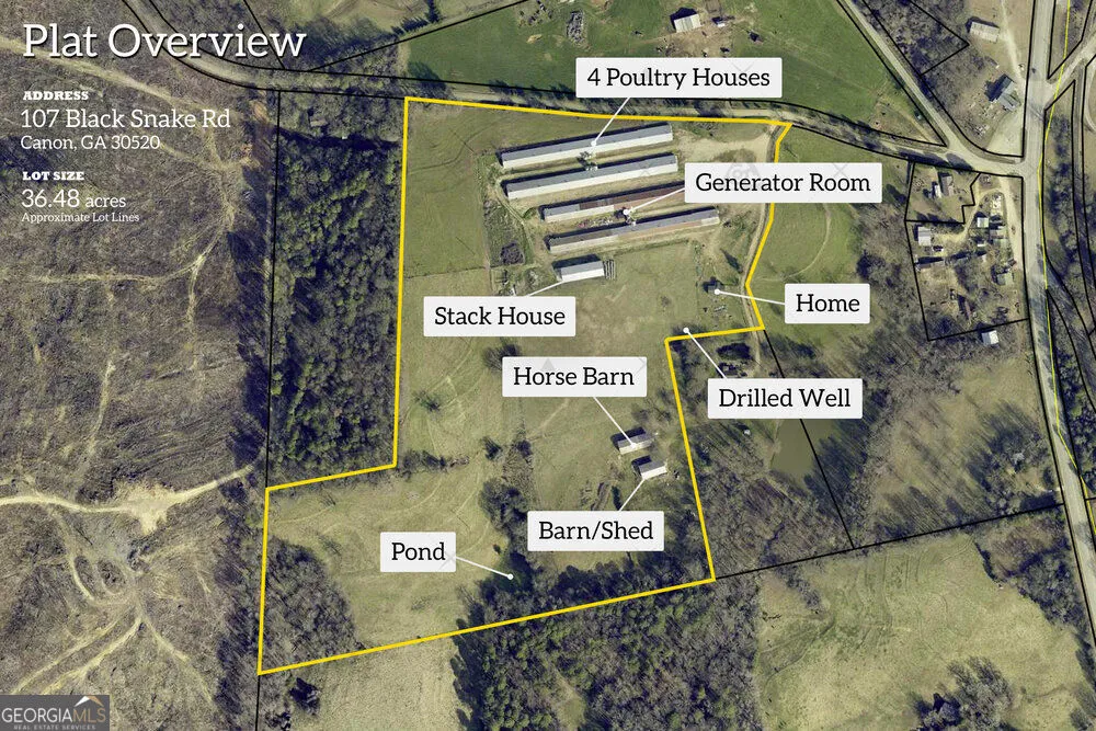 107 Black Snake Road Canon, GA 30520