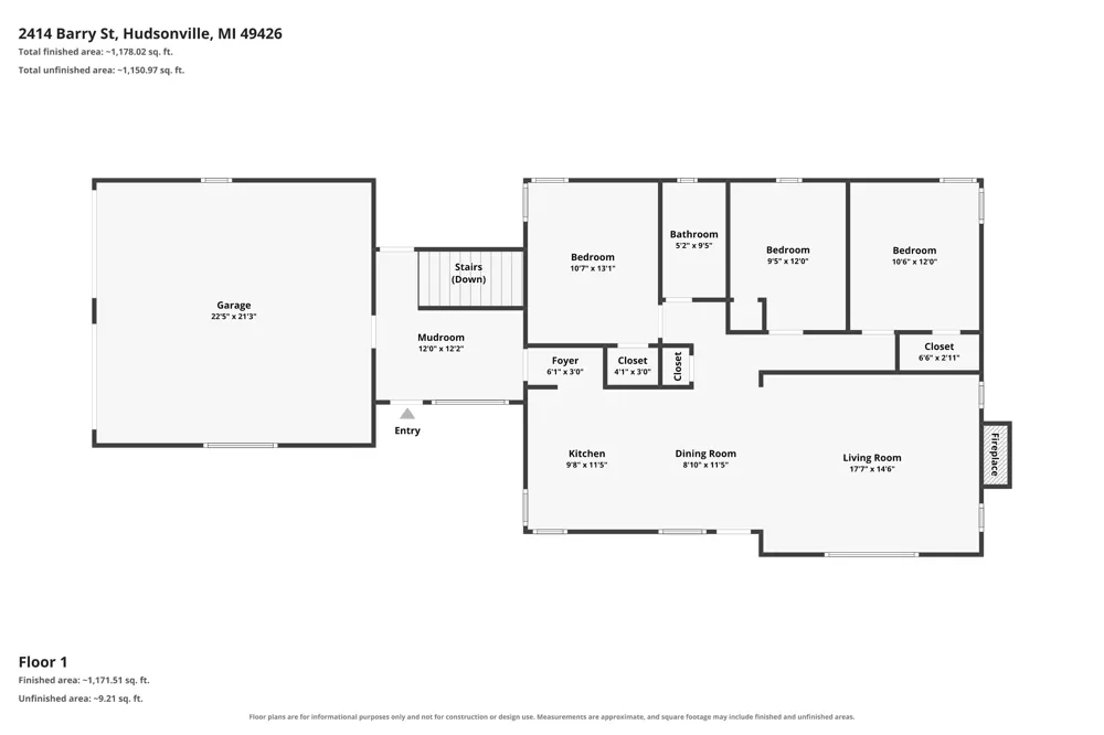 2414 Barry Street Hudsonville, MI 49426