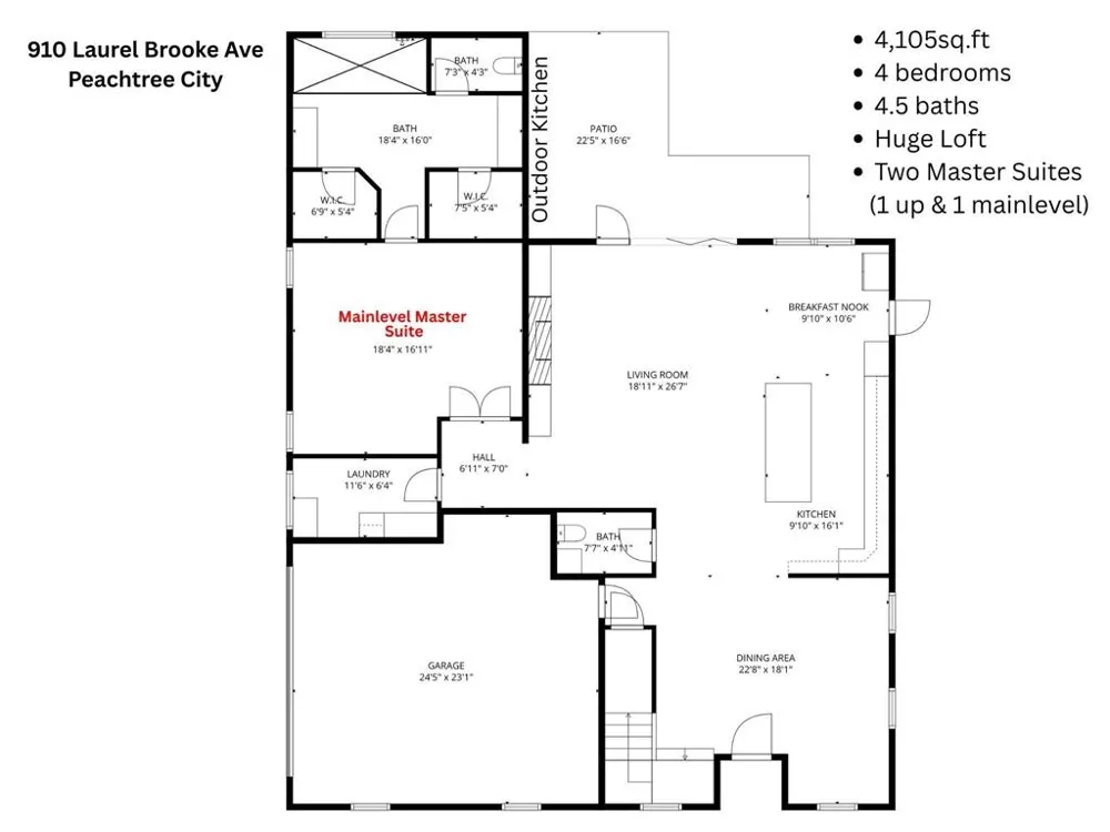 910 Laurel Brooke Avenue Peachtree City, GA 30269