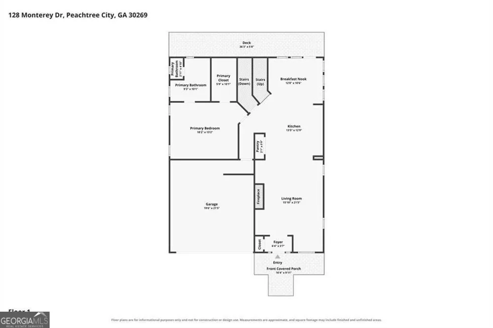 128 Monterey DR Peachtree City, GA 30269
