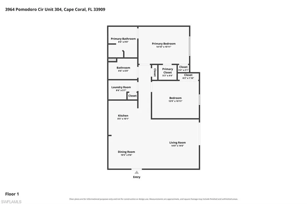 3964 Pomodoro Circle #304 Cape Coral, FL 33909