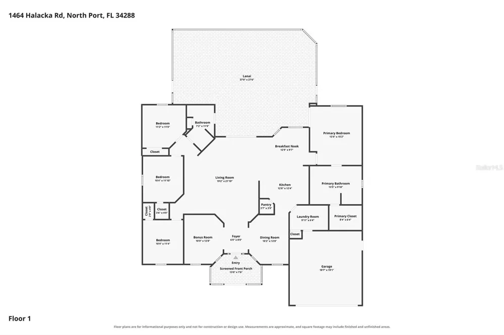 1464 HALACKA ROAD North Port, FL 34288
