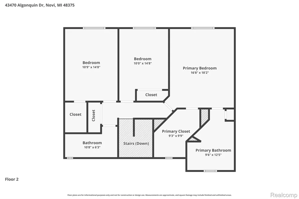 43470 Algonquin Drive Novi City, MI 48375