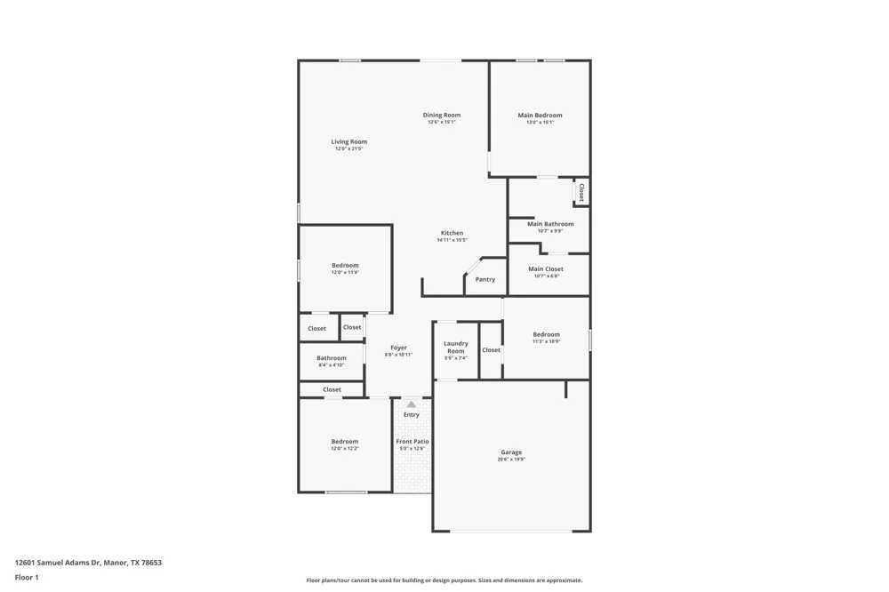 12601 Samuel Adams Manor, TX 78653