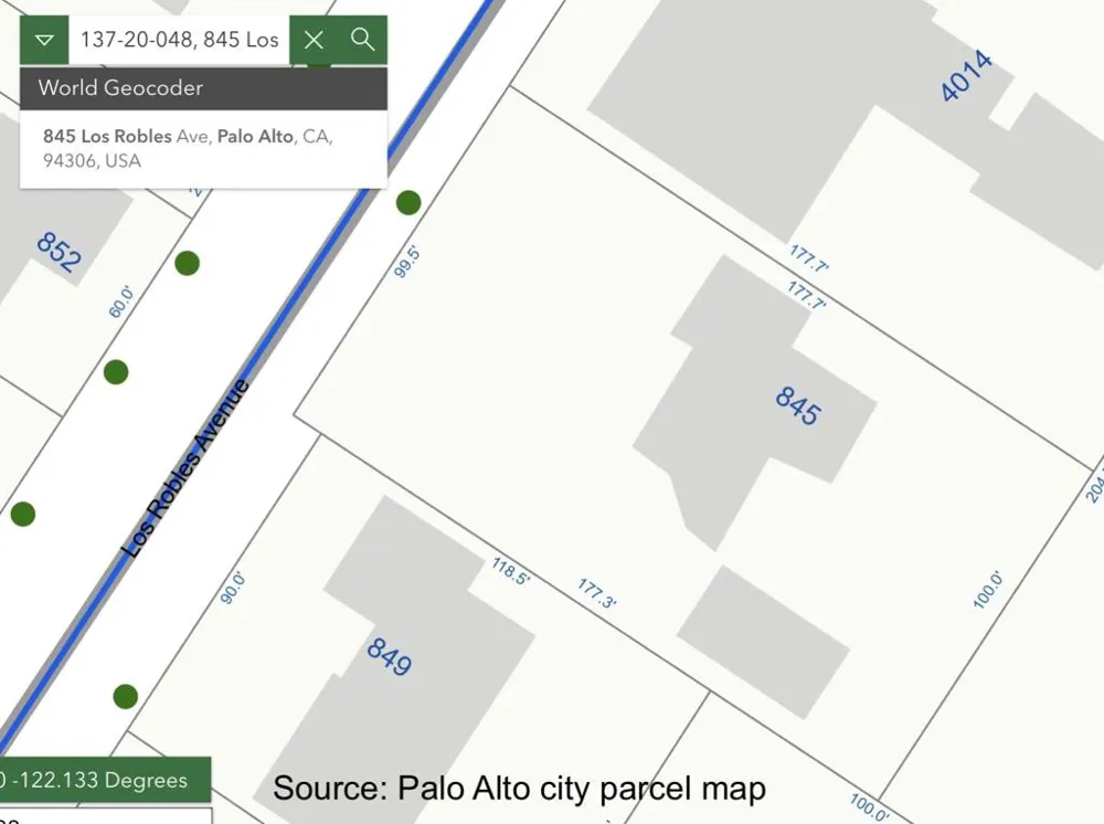 845 Los Robles Avenue Palo Alto, CA 94306
