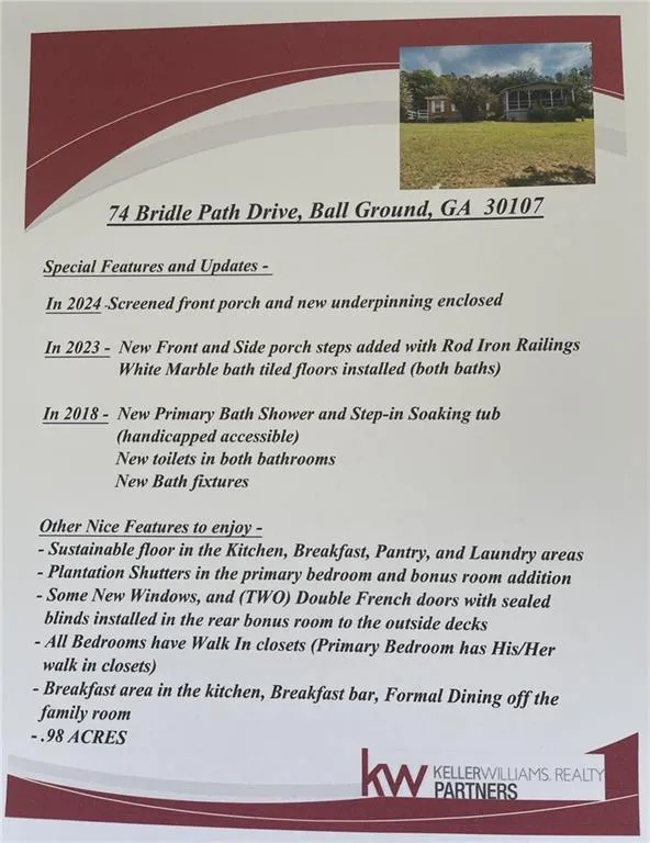 74 Bridle Path Drive Ball Ground, GA 30107