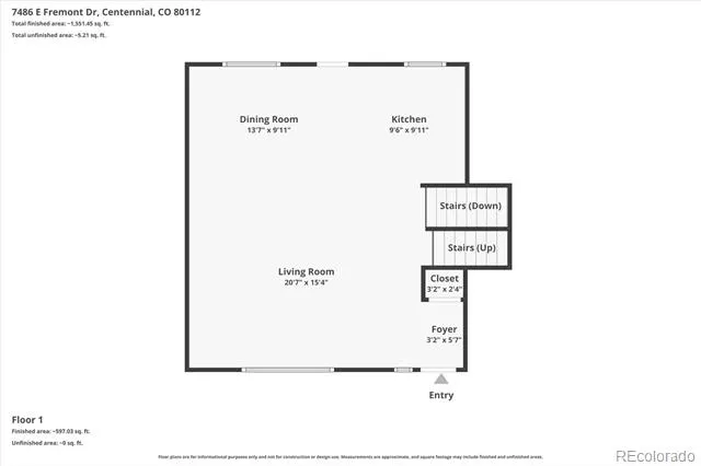 7486 E Fremont Drive Centennial, CO 80112
