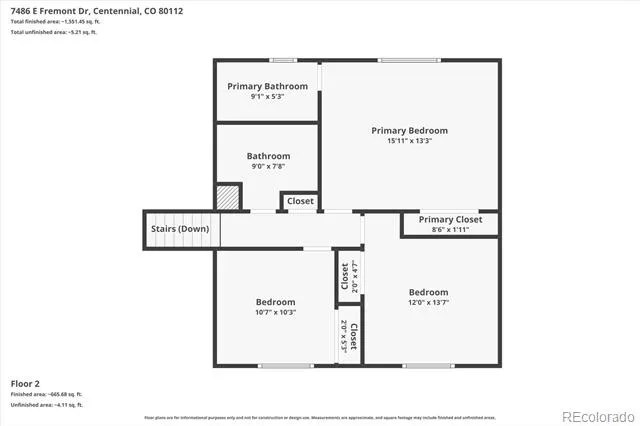 7486 E Fremont Drive Centennial, CO 80112