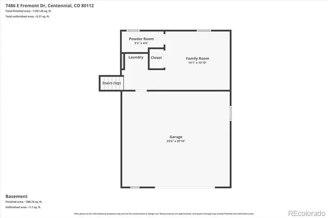 7486 E Fremont Drive Centennial, CO 80112