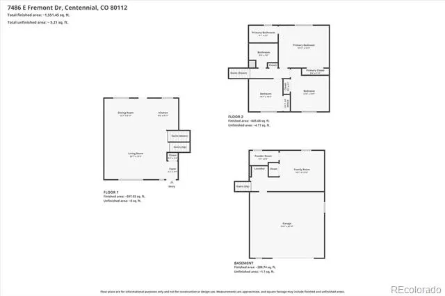 7486 E Fremont Drive Centennial, CO 80112