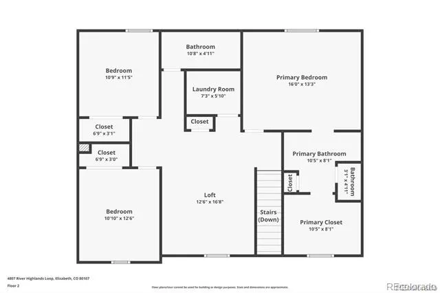 4807 River Highlands Loop Elizabeth, CO 80107
