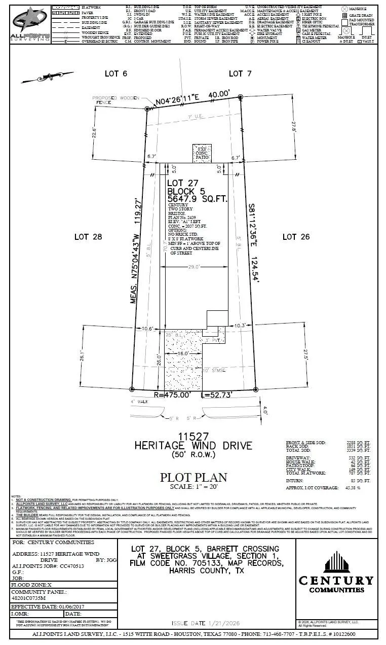 11527 Heritage Wind Drive Crosby, TX 77532