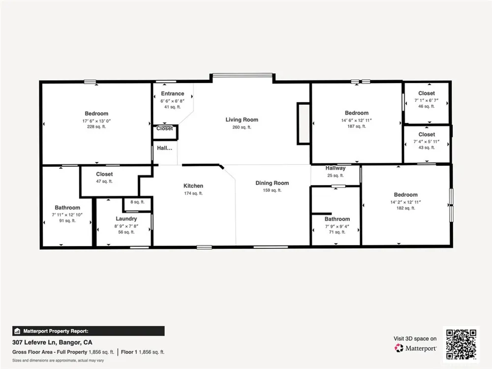 307 Lefevre Bangor, CA 95914