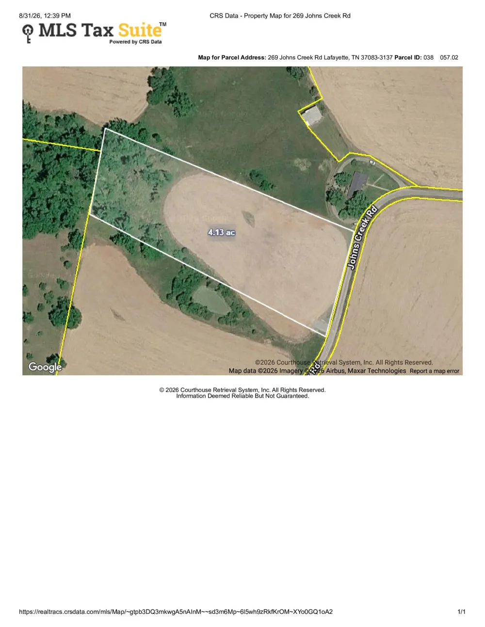 0 Johns Creek Road Lafayette, TN 37083