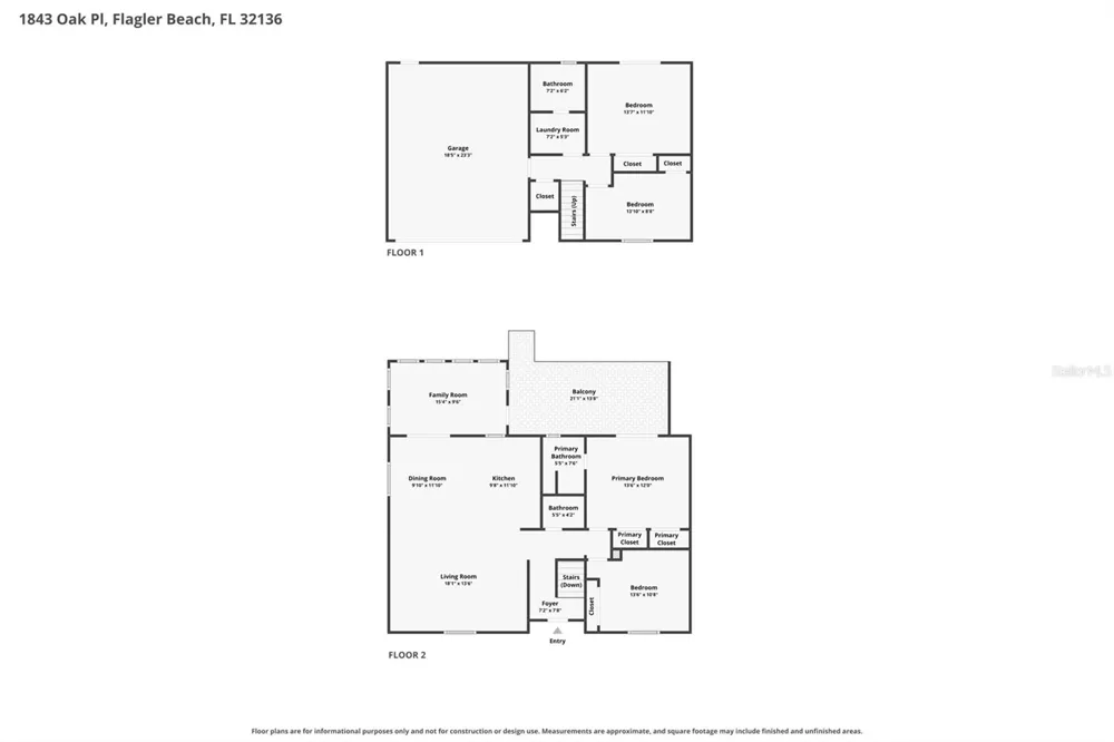 1843 OAK PLACE Flagler Beach, FL 32136