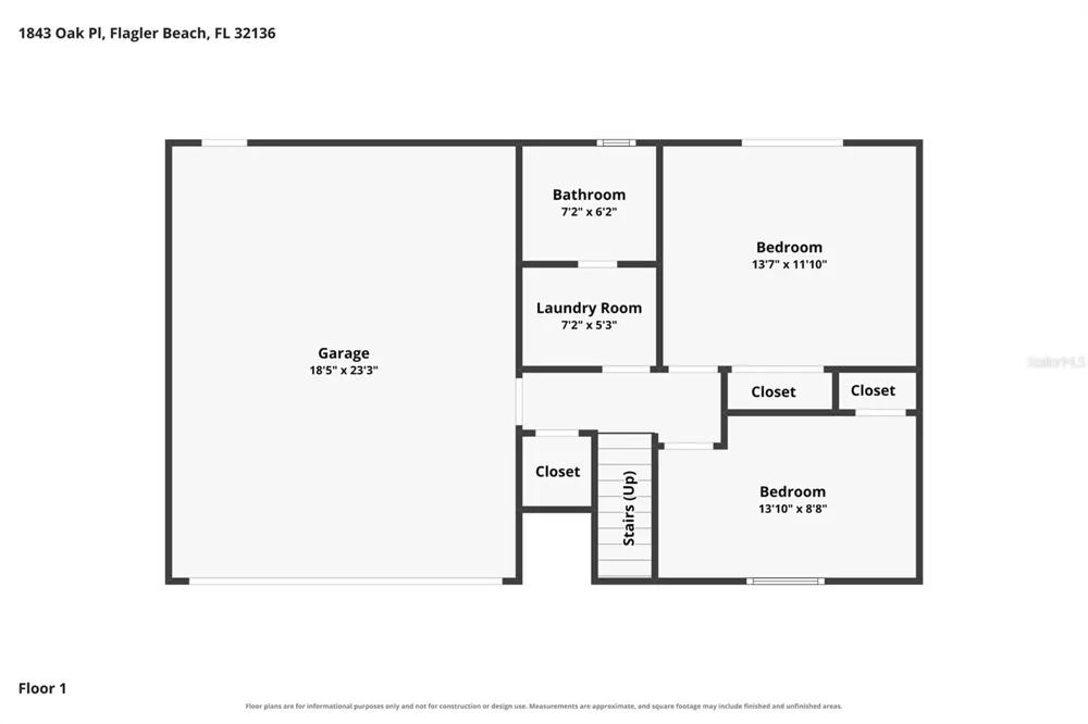 1843 OAK PLACE Flagler Beach, FL 32136