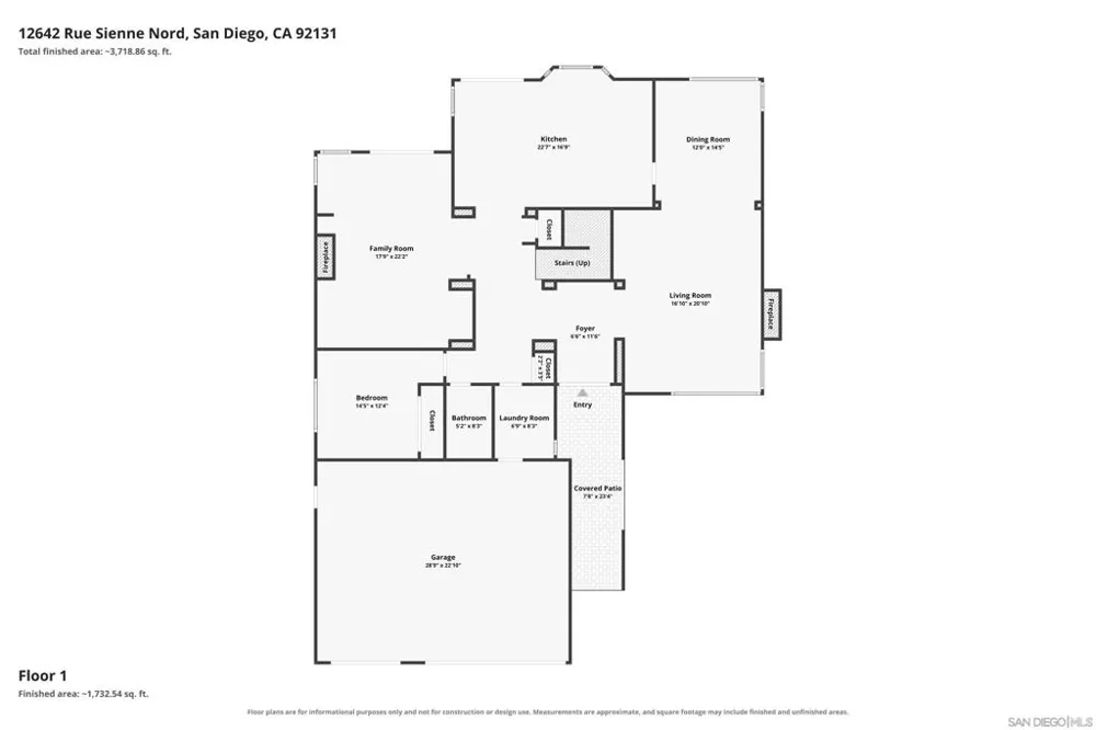 12642 Rue Sienne Nord San Diego, CA 92131