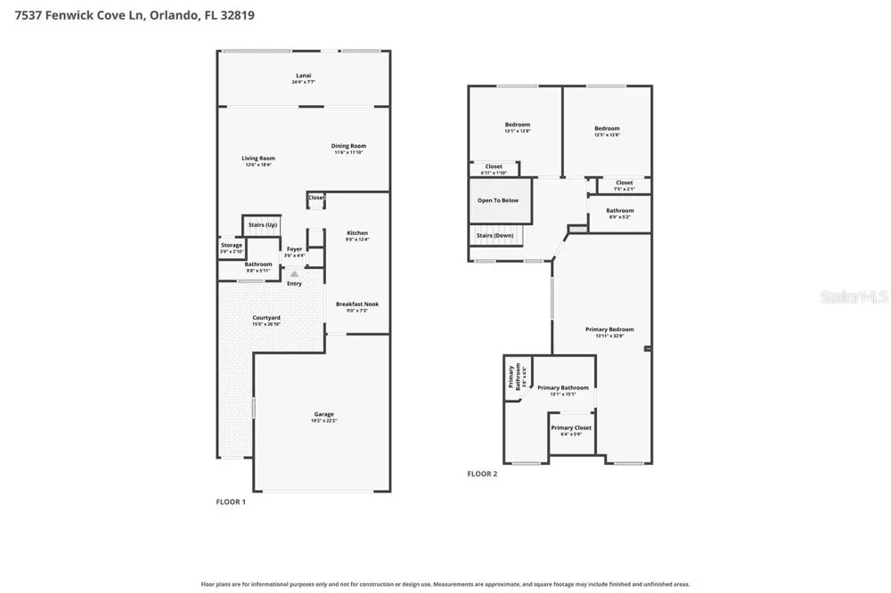 7537 FENWICK COVE LANE Orlando, FL 32819