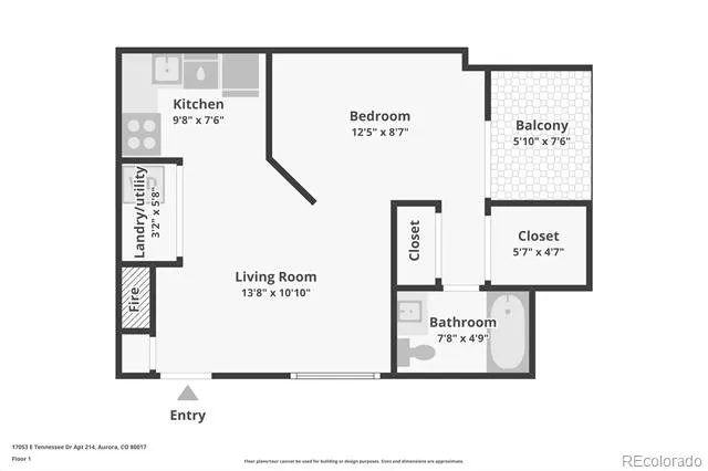 17053 E Tennessee Drive #214 Aurora, CO 80017
